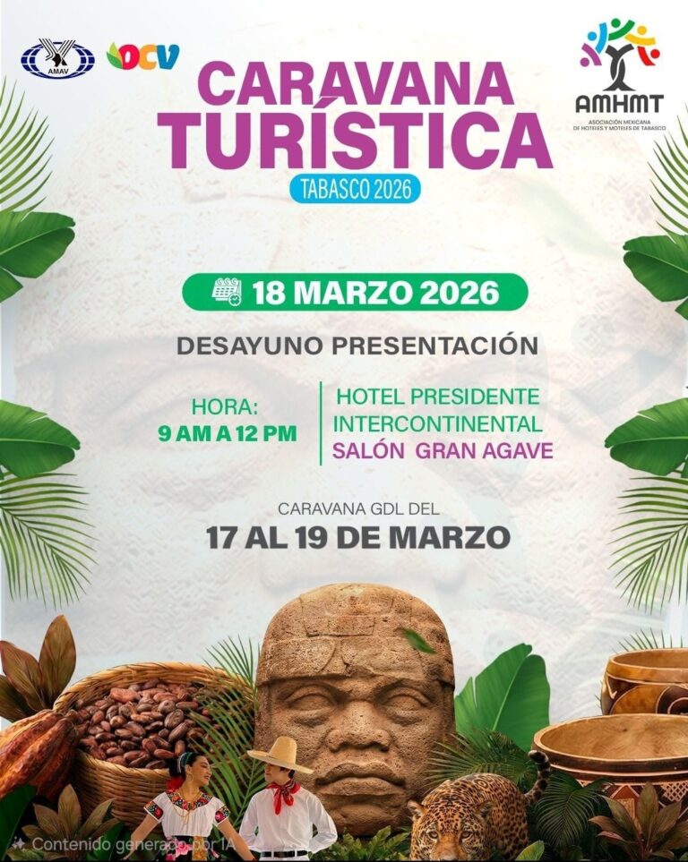 Caravana Turística Tabasco 2026 llega a Guadalajara