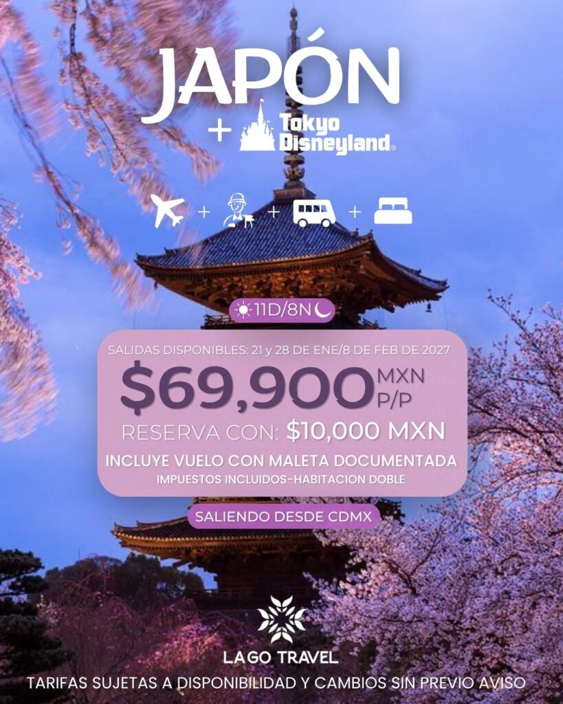 Japón + Tokyo Disneyland 2027