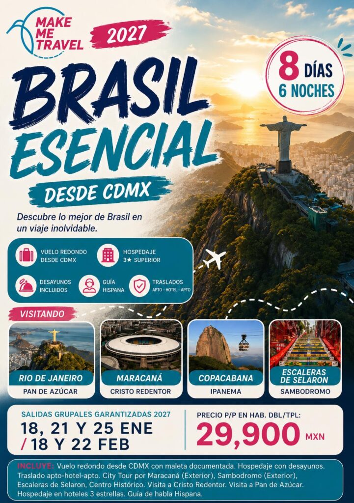 BRASIL ESCENCIAL DESDE CDMX