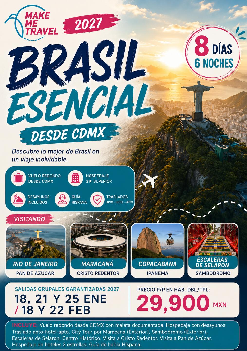 BRASIL ESCENCIAL DESDE CDMX