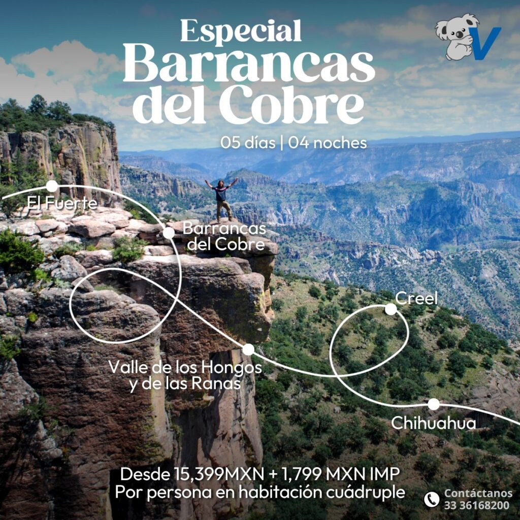 Vive la aventura de tu vida en LAS BARRANCAS DEL COBRE