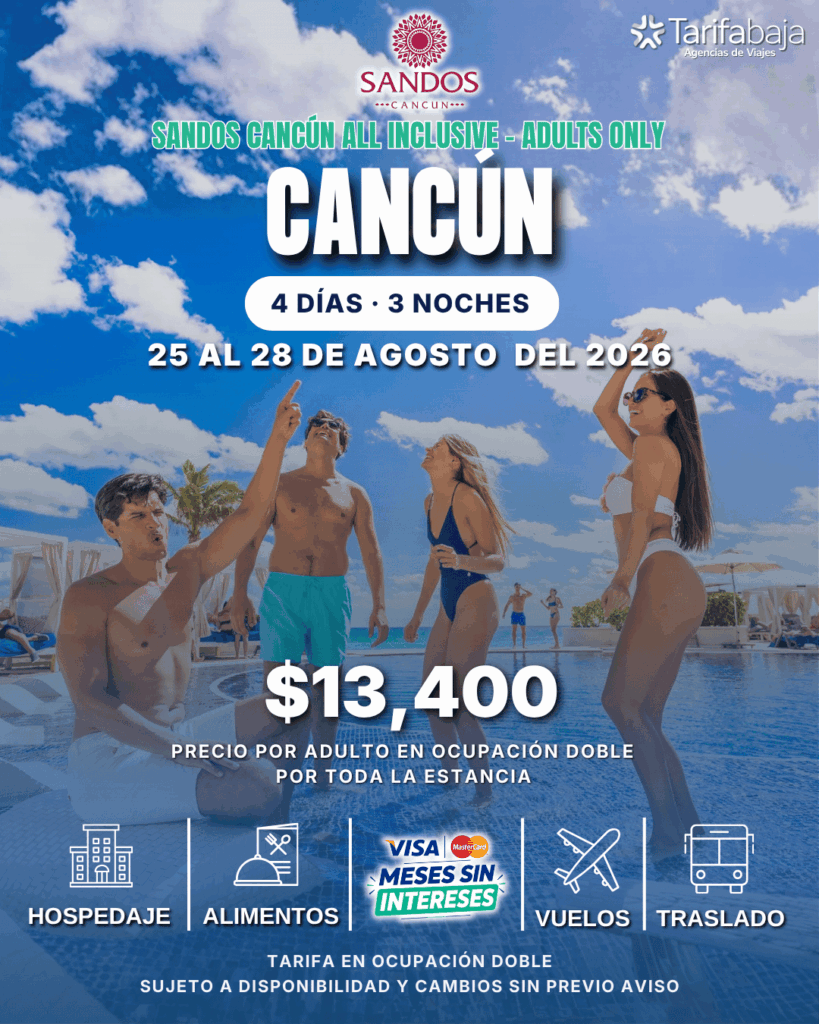 🚨🌴 ¡PROMOCIÓN RELÁMPAGO A CANCÚN! 🌴🚨